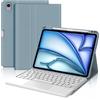 FOGARI Tastiera con Trackpad Per iPad Air 11/ 5ª/4ª generazione e iPad Pro 11 | Tastiera Bluetooth Rimovibile con Touchpad per iPad Air 11 M4 2026/M3 2025/M2 2024, Keyboard Wireless Portatile, Blu smog