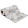 fashion home Pagano Tappeto Cucina Antiscivolo Lavabile in PVC 100%, Passatoia Gommata Antimacchia per Cucina e Ingresso, Runner Resistente all'Acqua, Colore Gocce Beige misure 51x160 cm