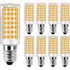 MENTA Lampadine LED E14 9W Equivalente a 75W, 750Lm, LED Mais lampadina E14 9W, Non Dimmerabile, Luce Bianca Calda 3000K, 220-240 VAC, Risparmio Energetico Lampadine LED, lampade luci, 8 pezzi
