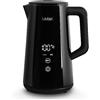 Lauben Electric Kettle 1800BC - Bollitore elettrico con pulsante di apertura, funzione Keep-Warm, termostato di precisione del Regno Unito, controllo tocco, doppia parete, tecnologia Cool-Touch