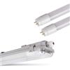 B·LED BARCELONA LED BARCELONA LED Plafoniera Stagna 120cm 2 Tubi T8 18W Bianco Freddo 6000K | Policarbonato, Nano PVC, 140 lm/W, 230V, Garage, Magazzini, Negozi, Esterni