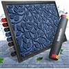 Bodenständig® Zerbino ingresso esterno - antiscivolo e assorbente blu | Sistema di scanalature 2.0 - zerbino ingresso esterno 80x120cm - misura perfetta per la porta, ideale interno ed esterno