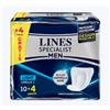 FATER SpA LINES SPECIALIST MEN 14 ASSORBENTI MASCHILI LIVELLO 1