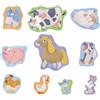 Hape Puzzle della fattoria - Set di Puzzle Tematici per Bambini, Gioco di Logica e Sviluppo delle Abilità Motorie