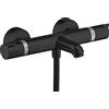 hansgrohe Ecostat Miscelatore termostatico vasca Comfort esterno, nero opaco, 13114670