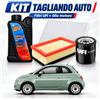 Kit tagliando Fiat 500, Panda e Punto benzina - Filtri UFI + olio IP Sintiax 5W-40