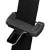 MuStone Copertura della fibbia della cintura di sicurezza dell'auto, copertura della fibbia in silicone antigraffio, protezione interna dell'auto per il sedile posteriore (Nero)
