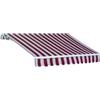 Essenza Tenda da sole a barra quadra essenza fantasia riga bordeuax 250x200 cm