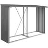 Biohort Legnaia biohort woodstock 300 in acciaio zincato grigio quarzo metallizzato, 300,7x102x199 cm - 38040