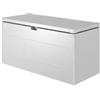 Biohort Baule da esterno impermeabile biohort stylebox 140 in acciaio zincato argento metallizzato 400 lt 140x60x71 cm - cod. b330410
