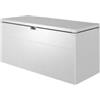 Biohort Baule da esterno impermeabile biohort stylebox 170 in acciaio zincato argento metallizzato 685 lt 170x70x81 cm - cod. b330710
