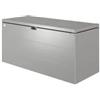 Biohort Baule da esterno impermeabile biohort stylebox 170 in acciaio zincato grigio quarzo metallizzato 685 lt 170x70x81 cm - cod. b380710