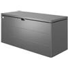 Biohort Baule da esterno impermeabile biohort stylebox 170 in acciaio zincato grigio scuro metallizzato 685 lt 170x70x81 cm - cod. b340710