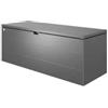 Biohort Baule da esterno impermeabile biohort stylebox 210 in acciaio zincato grigio scuro metallizzato 990 lt 207x80x81 cm - cod. b340910