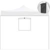 Riviera Telo laterale con finestra per gazebo riviera in tessuto impermeabile e anti uv bianco 3x3 m