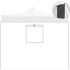 Riviera Telo laterale con finestra per gazebo riviera in tessuto impermeabile e anti uv bianco 2x2 m