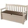 Keter Cassapanca keter eden storage bench in resina beige, 140x60x84 cm