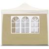 Riviera Telo laterale con finestre per gazebo riviera in tessuto beige 3x3 m
