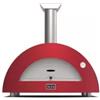 Alfa Forni Forno pizza a legna alfa moderno rosso 3 pizze