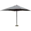 Elica Garden Ombrellone da giardino elica garden brian in alluminio e poliestere grigio 300x300x265 cm