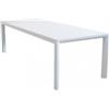 Elica Garden Tavolo da giardino allungabile elica garden houston in alluminio bianco 160/240x100x75 cm