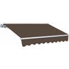 Essenza Tenda da sole a barra quadra essenza marrone 250x200 cm - p1018