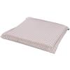 Cuscino per sedia da esterno con fantasia a righe ecru, 38x38xh2.5 cm