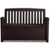 Keter Panchina cassapanca keter patio storage bench in resina grafite 132x61,2x89 cm