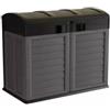 ArtPlast Baule da esterno in resina artplast garden shed colore antracite 1200 litri, 146x87x119 cm