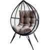 EuroGarden Poltrona da esterno eurogarden honey grigio 96x70x148 cm