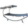 EuroGarden Lettino amaca da esterno con tettuccio eurogarden grigio 200x110x110 cm