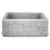 Kam Lavello da giardino lipari 50 grigio, 50x40x20 cm - kam