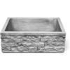 Kam Lavello da giardino meseta grigio, 45x35x16 cm - kam
