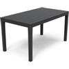 Tavolo da esterno sumatra in polipropilene antracite 138x78x72h cm