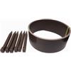 EuroGarden Bordura da esterno eurogarden in plastica marrone con 6 picchetti 3 metri
