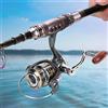 XUXHOU Mulinello da Pesca per Lure 11 Cuscinetti Bobina Bassa Connessione | Costruzione in Metallo, 1000-3000 Opzioni, Rapporto di Velocità 5.2:1, Cuscinetti Resistenti All'Usura, Design Leggero