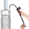 Generic Pompa universale per bicicletta | Manometro ad alta pressione da 160 PSI | Valvola di sfiato dell'aria - Mandrino in lega di alluminio per pneumatici da corsa e manutenzione
