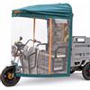 Rygcrud Triciclo Elettrico A 3 Ruote Con Tettuccio, Telaio Acciaio E Tendine Tela | Copertura Parasole/antivento Con Bande Riflettenti, Protezione Da Pioggia E Neve