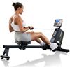 HAMMER Vogatore Pro Force SmartTurn, regolazione della resistenza sul | 20 programmi di allenamento, supporto per tablet girevole a 360°, app fitness compatibile con Kinomap e Garmin