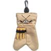 Generic Portaoggetti per pallina da golf, pratico e portatile | Sacchetto di immagazzinaggio che tiene palle, , carte, contanti per accessori da golf Tees, telefono cellulare Olf borsa a