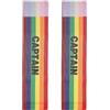 TOYANDONA 2 Pezzi Fascia Capitano Calcio Adulto Elastica in Nylon | Chiusura a Strappo, Vestibilità Confortevole Sul Braccio, Segnale Chiaro per Capitani di Squadra e Allenatori