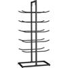 Generic Organizer per tappetino da yoga a 5 livelli con ganci per rulli in schiuma, corde per saltare, fasce di resistenza, scaffale salvaspazio per allenamento