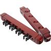 DIYEAH Supporto da Parete per Stecca da Biliardo in Legno, 4 Posti | Design Verticale a Parete, Espositore Decorativo, per Sala Giochi e Collezioni di Stecche da Biliardo