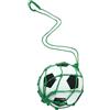 Generic Borsa a rete per palloni da calcio con coulisse | Contenitore portatile per palloni da calcio, pallavolo, multifunzione, per spiaggia, palestra, interni ed esterni