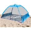 Generic Tenda da spiaggia UPF 50 Tenda da spiaggia per esterni | Ombra Baldacchino Portatile Facile Installazione Parasole 3/4 Persone per Escursionismo Vacanze Accessori Campeggio Pesca