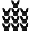 Toddmomy Boccaglio Sostitutivo Nero 10 Pezzi in Silicone per Subacquei | Boccaglio Subacquea, Valvola Morso per Snorkeling, Nuotare Boccaglio, per Bocca e Denti