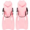 DEARMAMY Pinne da Snorkeling Regolabili per Adulti, Plastica Rosa, Training | Aperta, Lame Corte e Pulsanti Rapidi, Adatte a Scarpe da Immersione di Snorkeling