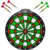 Sport1 One The Sport Maker Sport1 Bersaglio Perforato. Set Bersaglio Freccette 46cm/6 Freccette Bersaglio Punta in Nylon. Bersaglio Freccette Professionale. Dart Board microforata. Tiro a Segno Tricolore. Dart Game Bull's Eye