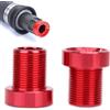 Agatige Viti del Braccio della pedivella M15 19mm Titanio Viti del Braccio della pedivella Bulloni del Movimento Centrale scanalato Viti dell'asse BB della Bici della Bicicletta(Rosso)