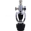 FACULX Valvola Test G5/8 con Manometro 5000 PSI Scuba | Manometro 5000 PSI, scala per chiara, lettura rapida, valvola G5/8, controllo perdite efficace